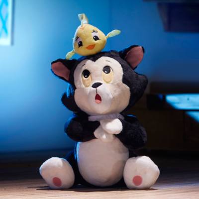 Figaro and Cleo Medium Soft Toy, Pinocchio 85th Anniversary &ndash; 35.5cm