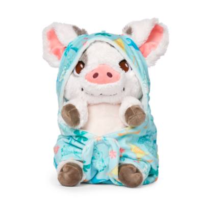 Petite peluche Pua avec lange Disney Babies, Vaiana, 25&nbsp;cm