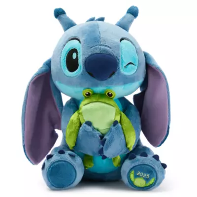Lilo & Stitch - Stitch mit Frosch - Tag 626 - 2025 - Mittelgroßes Kuscheltier - 33 cm