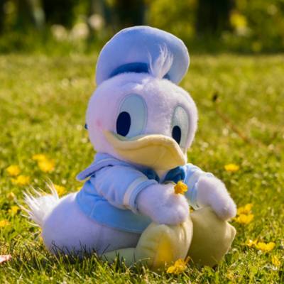 Disney Store Japan - Donald Duck - Mittelgro&szlig;es pastellfarbenes Kuscheltier - 26 cm