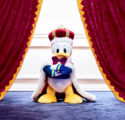 Disney Store Japan King Donald Duck Large Soft Toy - 39cm
