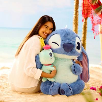 Disney Store Japan Stitch with Scrump Giant Soft Toy, Lilo & Stitch - 86cm