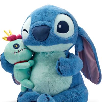 Disney Store Japan Stitch with Scrump Giant Soft Toy, Lilo & Stitch - 86cm