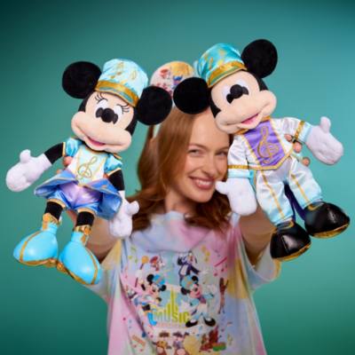 Mickey Mouse Disneyland Paris Music Festival Medium Soft Toy