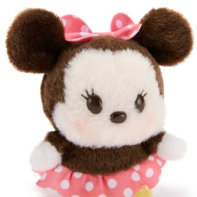 Disney Store Japan Minnie Mouse Urupocha-Chan Mini Soft Toy - 11cm