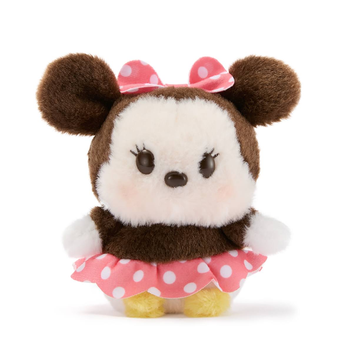 Disney Store Japan Minnie Mouse Urupocha-Chan Mini Soft Toy - 11cm