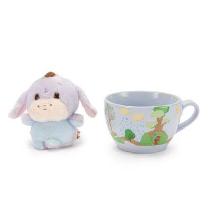 Eeyore Mug and Urupocha-Chan Mini Soft Toy Bundle, Winnie the Pooh