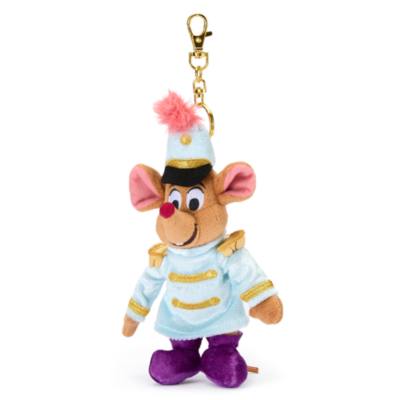 Disney Store Japan - Cinderella - Jaques - Schl&uuml;sselanh&auml;nger mit kleinem Kuscheltier - 19 cm