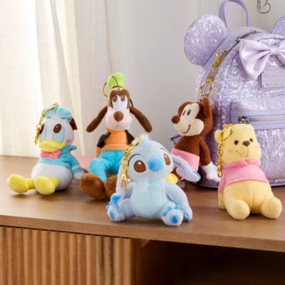 Disney Store Japan Goofy Soft Moments Small Soft Toy Keyring