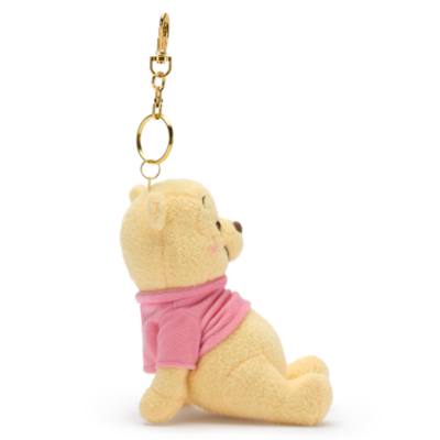 Disney Store Japan - Winnie Puuh - Soft Moments Kollektion - Schl&uuml;sselanh&auml;nger mit kleinem Kuscheltier