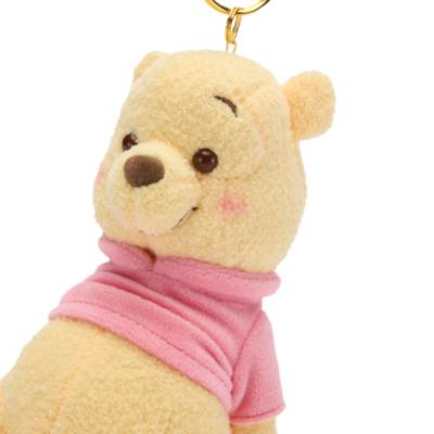 Disney Store Japan Winnie the Pooh Soft Moments Small Soft Toy Keyring