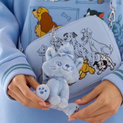 Marie Blue Small Soft Toy Keyring, The Aristocats