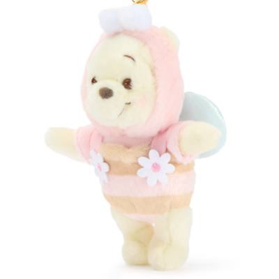 Disney Store Japan - Winnie Puuh - Biene - Schl&uuml;sselanh&auml;nger mit kleinem Kuscheltier - 18 cm