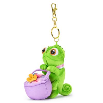 Disney Store Japan Pascal with Bouquet Small Soft Toy Keyring, Tangled - 15.5cm
