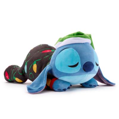 Grande peluche Stitch Cuddleez sp&eacute;ciale f&ecirc;tes, Lilo & Stitch, 61&nbsp;cm