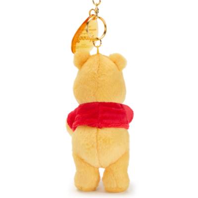 Disney Store Japon Porte-cl&eacute;s petite peluche Winnie l'Ourson avec pot de miel, 18&nbsp;cm