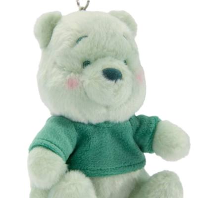 Piccolo peluche portachiavi verde Winnie the Pooh, 18 cm