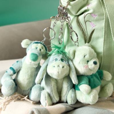 Eeyore Green Small Soft Toy Keyring, Winnie the Pooh - 16cm