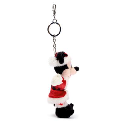 Mickey Mouse Festive Small Soft Toy Keyring - 16cm