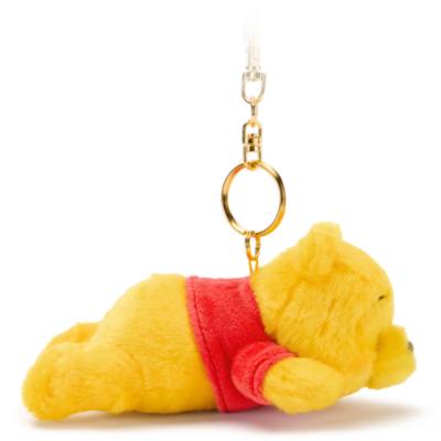 Disney Store Japan Winnie the Pooh Small Soft Toy Keyring - 15cm approx.