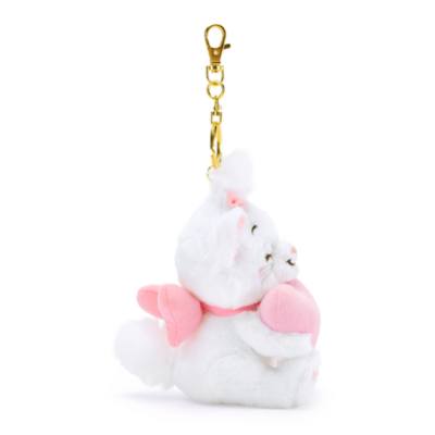 Disney Store Japan Marie with Heart Small Soft Toy Keyring, The Aristocats - 13cm
