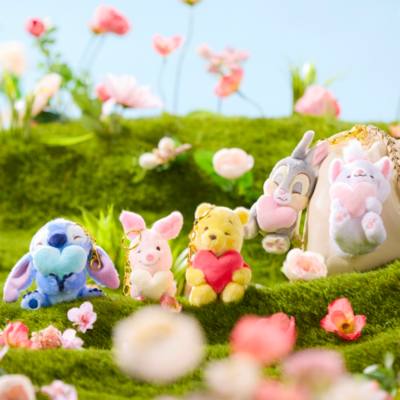 Disney Store Japan Marie with Heart Small Soft Toy Keyring, The Aristocats - 13cm