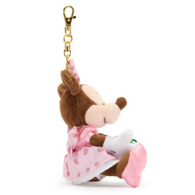 Disney Store Japan Minnie Mouse Strawberry Small Soft Toy Keyring - 11cm