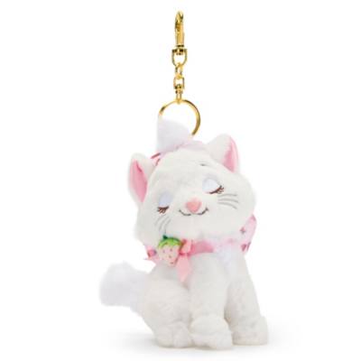 Disney Store Japan Marie Strawberry Bow Small Soft Toy Keyring, The Aristocats - 11cm