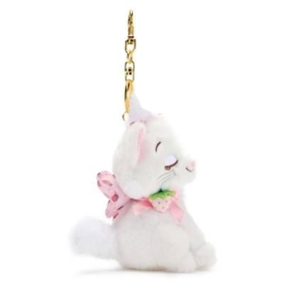 Disney Store Japan Marie Strawberry Bow Small Soft Toy Keyring, The Aristocats - 11cm