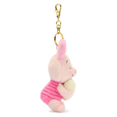 Disney Store Japan Piglet with Heart Small Soft Toy Keyring, Winnie the Pooh - 8cm