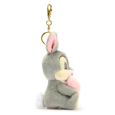 Piccolo peluche portachiavi Tippete con cuore, Bambi, Disney Store Japan, 10 cm