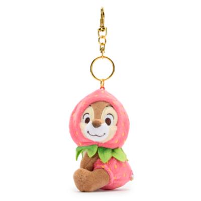 Disney Store Japan Chip Strawberry Small Soft Toy Keyring - 9cm