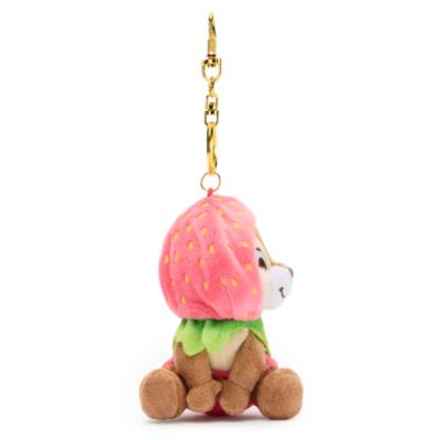 Disney Store Japan Chip Strawberry Small Soft Toy Keyring - 9cm