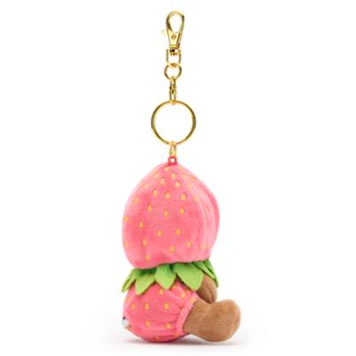Disney Store Japan Chip Strawberry Small Soft Toy Keyring - 9cm