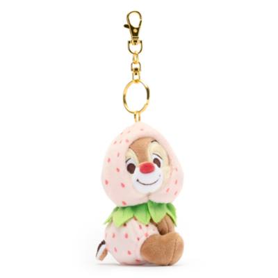 Disney Store Japan Dale Strawberry Small Soft Toy Keyring - 9cm