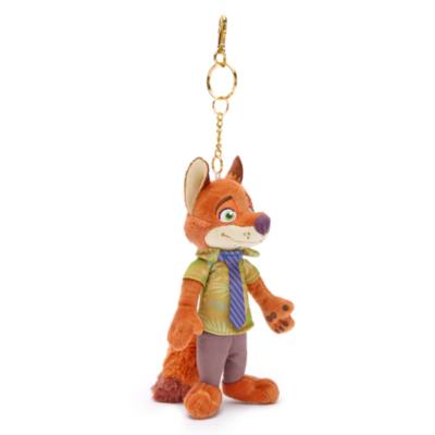 Disney Store Japan Nick Wilde Small Soft Toy Keyring, Zootropolis - 17cm