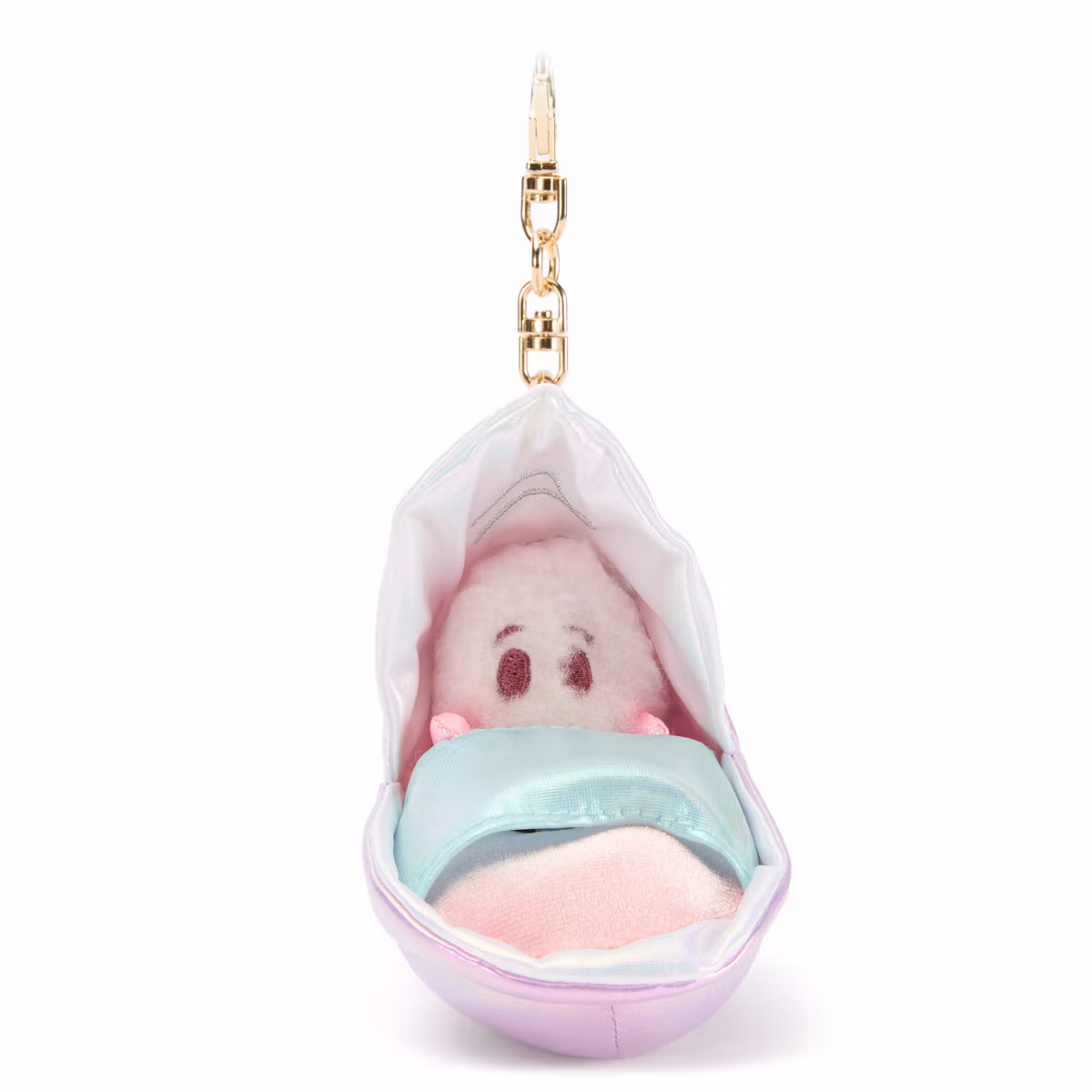 Disney Store Japan Alice in Wonderland Oyster Sleepy Soft Toy Keyring - 13.5cm