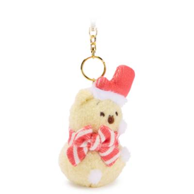 Llavero peluche peque&ntilde;o mu&ntilde;eco nieve Winnie the Pooh, Disney Store Jap&oacute;n (13&nbsp;cm)