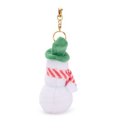Disney Store Japan Jack Skellington Snowman Small Soft Toy Keyring, Tim Burton's The Nightmare Before Christmas - 13cm