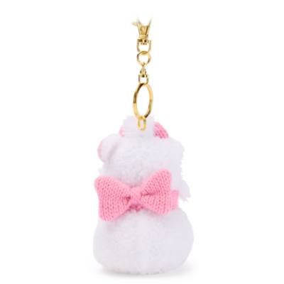 Disney Store Japan Marie Snowman Small Soft Toy Keyring, The Aristocats - 13cm