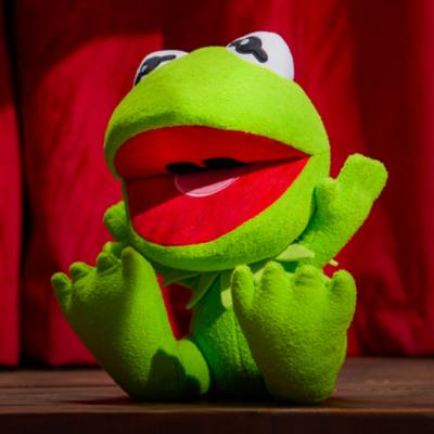 Peluche Kermit la grenouille Big Feet, Muppets, 30&nbsp;cm
