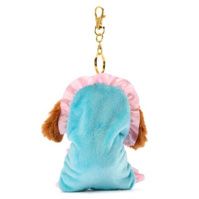 Disney Store Japan Lady Disney Babies Small Soft Toy in Swaddle Keyring, Lady and the Tramp - 14cm
