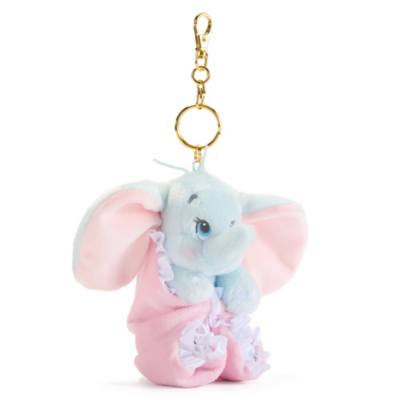 Disney Store Japan Dumbo Disney Babies Small Soft Toy in Swaddle Keyring - 14cm