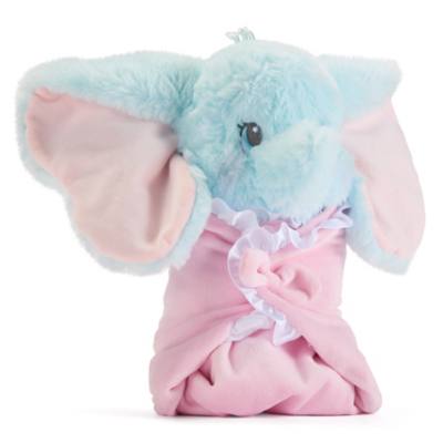 Disney Store Japan Dumbo Disney Babies Small Soft Toy in Swaddle - 24cm