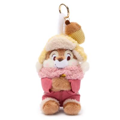 Disney Store Japan Chip Winter Small Soft Toy Keyring - 18cm
