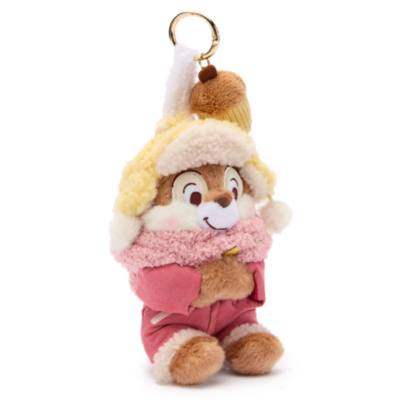Disney Store Japan Chip Winter Small Soft Toy Keyring - 18cm