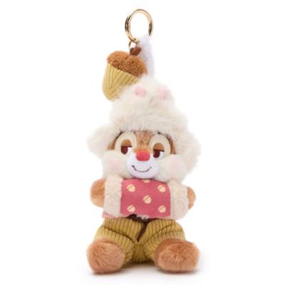 Piccolo peluche portachiavi Ciop invernale, Disney Store Japan, 18 cm