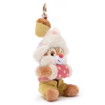 Piccolo peluche portachiavi Ciop invernale, Disney Store Japan, 18 cm