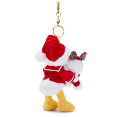 Disney Store Japan Donald Duck Festive Small Soft Toy Keyring - 13cm