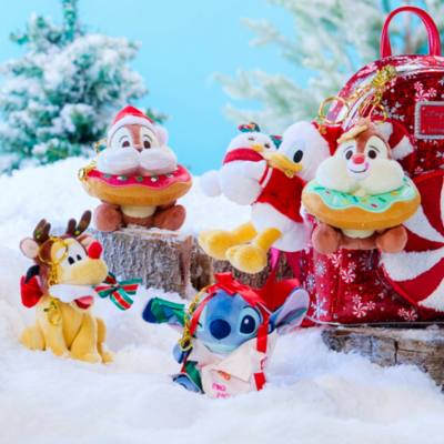 Disney Store Japan Donald Duck Festive Small Soft Toy Keyring - 13cm